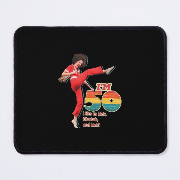 Item preview, I'm 50 Kick Stretch Kick Retro Fun Birthday Design designed and sold by Jacklynmard.