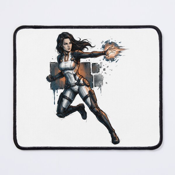 Item preview, Mass Effect Miranda Lawson Cerberus Operative Biotic Beauty Heavyweight Tee designed and sold by OldSchoolCubak.
