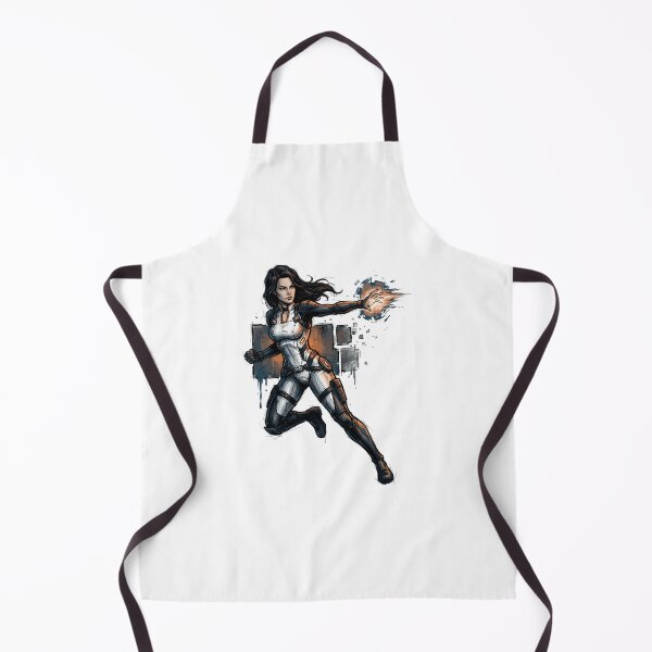 Artikelvorschau, Mass Effect Miranda Lawson Cerberus-Agentin Biotic Beauty Heavyweight Tee entworfen und verkauft von OldSchoolCubak.