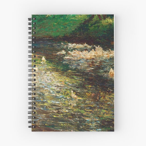 Item preview, Quiet Waters - Duck Pond by Olga Wisinger-Florian (c. 1900) designed and sold by The Quiet  Form.