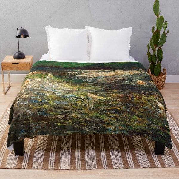 Item preview, Quiet Waters - Duck Pond by Olga Wisinger-Florian (c. 1900) designed and sold by The Quiet Form.