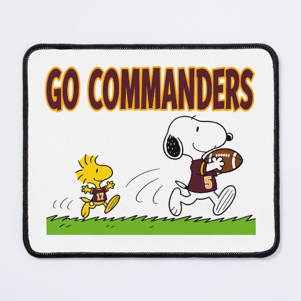 Item preview, Snoopy & Woodstock Washington Commanders Football Retro F426 designed and sold by GLUVY-THEME.