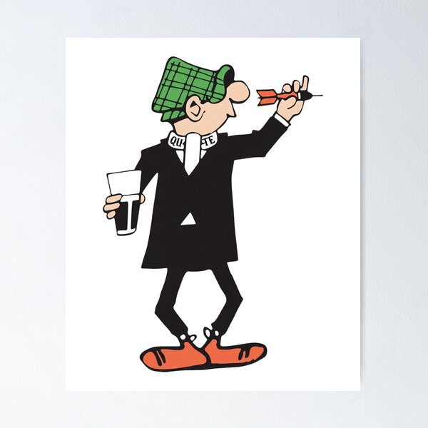Item preview, Dapper Dart Player with Pint designed and sold by Jacklynmard.