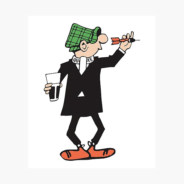 Item preview, Dapper Dart Player with Pint designed and sold by Jacklynmard.