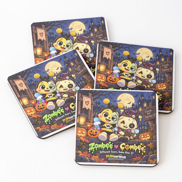 Item preview, Zombee & Combee Halloween Bee Friends designed and sold by PUNserious.