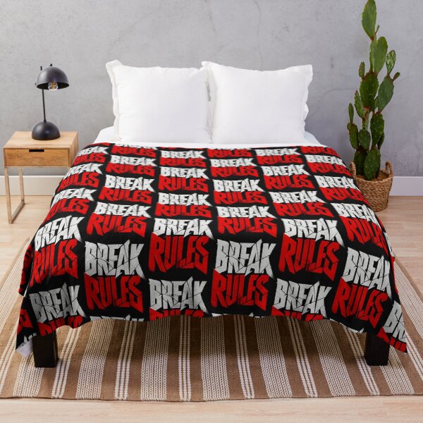 Item preview, Break Rules Bold Typography Design | Cracked Text Rebel Art | Motivational Gym Gift For Him designed and sold by StyxIND.