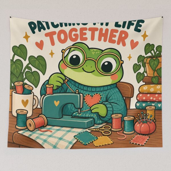 Item preview, Craft Frog Patching My Life Together designed and sold by SAS-Designer.