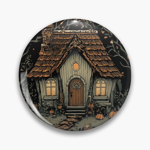 Item preview, Dark Cottagecore Witch Cottage designed and sold by ChicTrendz.