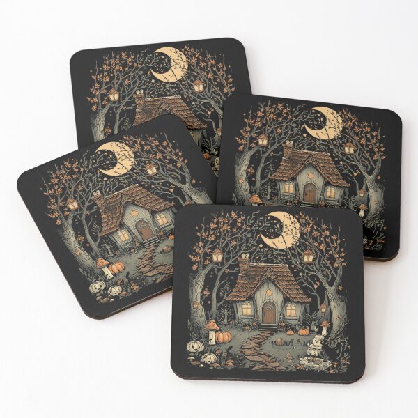 Item preview, Dark Cottagecore Witch Cottage designed and sold by ChicTrendz.