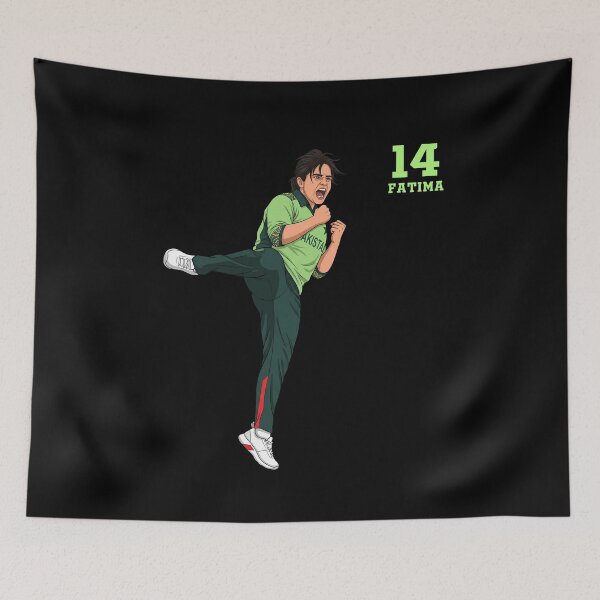 Item preview, Fatima Sana - All-rounder - T20 - Cricket Player designed and sold by GlimTig.