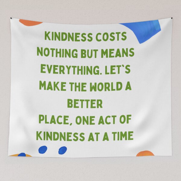 Item preview, Inspirational Kindness Quote Art designed and sold by Soujji-Designs.