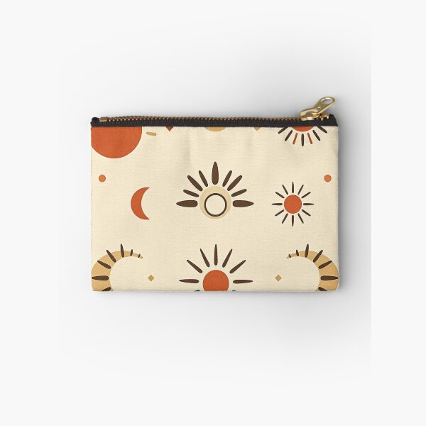 Item preview,  Celestial Sunburst and Moon Phase Earthy Pattern designed and sold by IntelliMindDesigns.
