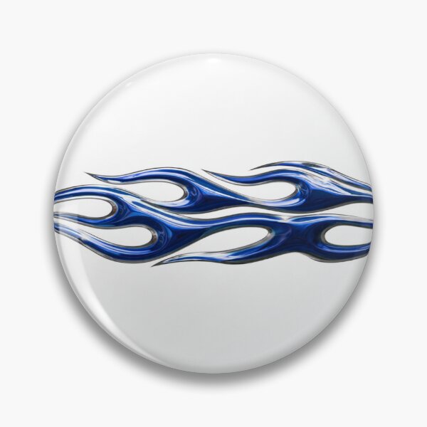 Item preview, Blue Hot Rod Flames Graphic Design designed and sold by NicolasGlowArt.