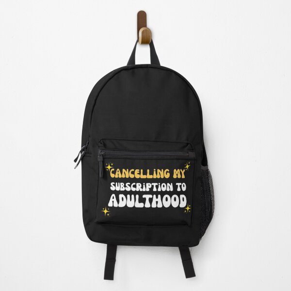 Item preview, Retro Cancelling My Subscription To Adulthood Funny Quote designed and sold by mumchaosdesigns.