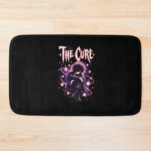 Item preview, The Cure Robert Smith Gothic Stars Moon T-Shirt designed and sold by ValerieWendy.