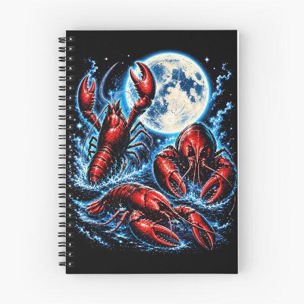 Item preview, Three Lobster Moon Vintage 90S Galaxy Space Retro Animal designed and sold by serialcarachts.