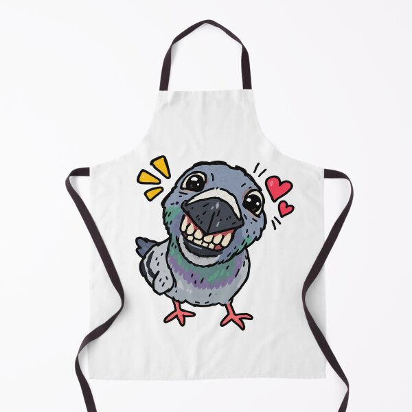 Item preview, Happy Pigeon Cute Funny Bird designed and sold by MonkiFlipp.