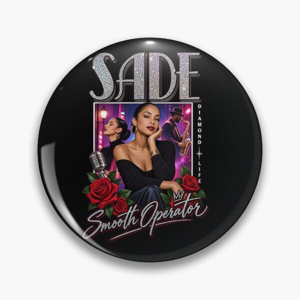 Item preview, Sade Smooth Operator Diamond Life Glitter T-Shirt designed and sold by ValerieWendy.