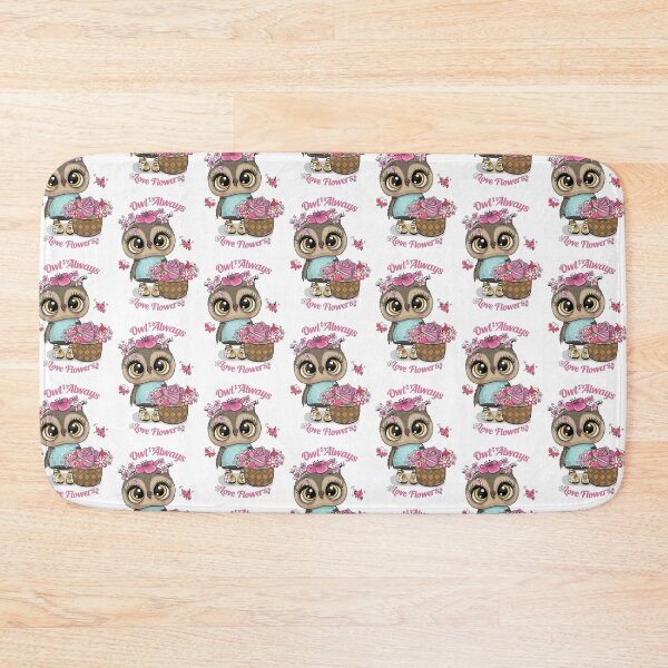Item preview, Owl Always Love Flowers - Cute Floral Owl Gift designed and sold by Minem39.
