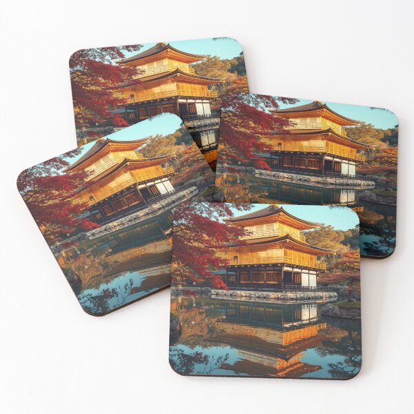 Item preview, Kinkaku-ji Golden Pavilion in Autumn, Kyoto designed and sold by NihonKamonScape.
