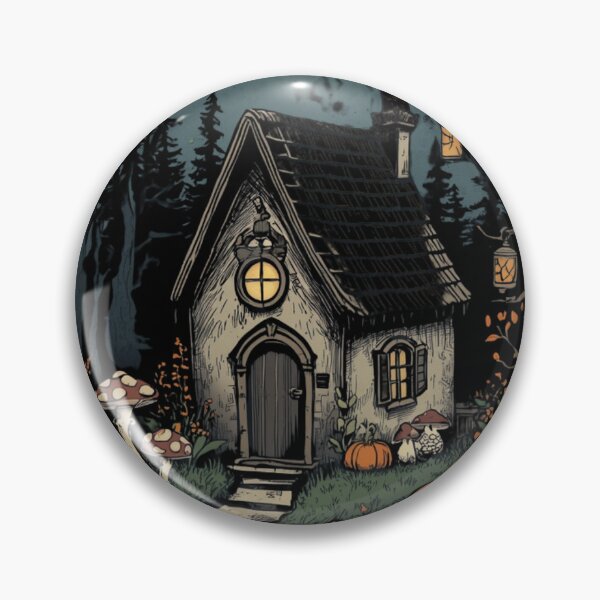Item preview, Enchanted Witch Cottage Forest designed and sold by ChicTrendz.