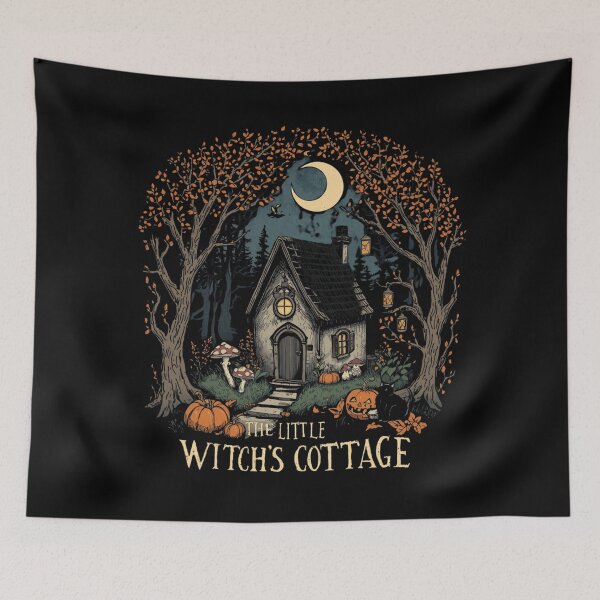 Item preview, Enchanted Witch Cottage Forest designed and sold by ChicTrendz.