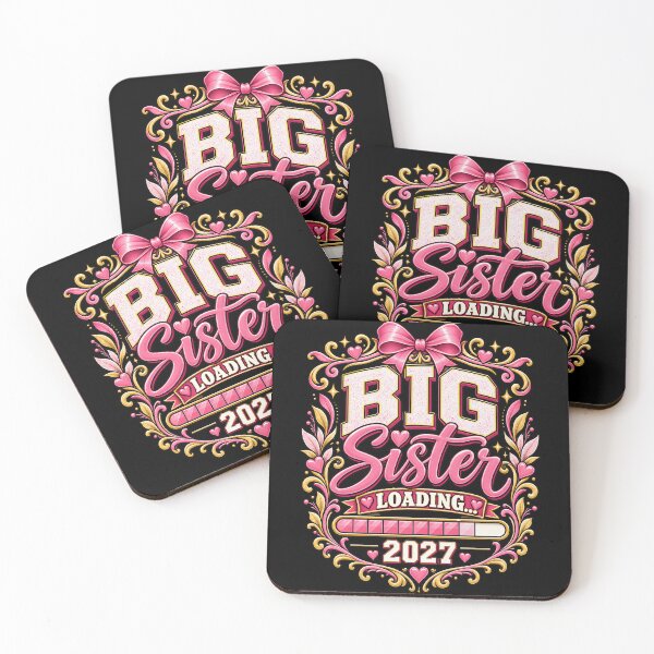 Item preview, Big Sister Loading 2027 Pregnancy Announcement New Sibling Gift designed and sold by THREE LITTLE BEANS.