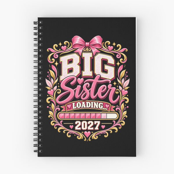 Item preview, Big Sister Loading 2027 Pregnancy Announcement New Sibling Gift designed and sold by THREE LITTLE BEANS.