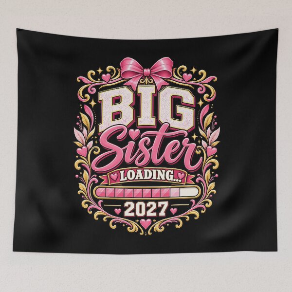 Item preview, Big Sister Loading 2027 Pregnancy Announcement New Sibling Gift designed and sold by THREE LITTLE BEANS.