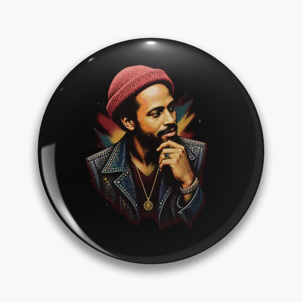 Item preview, Marvin Gaye Soul Legend Retro Portrait T-Shirt designed and sold by ValerieWendy.