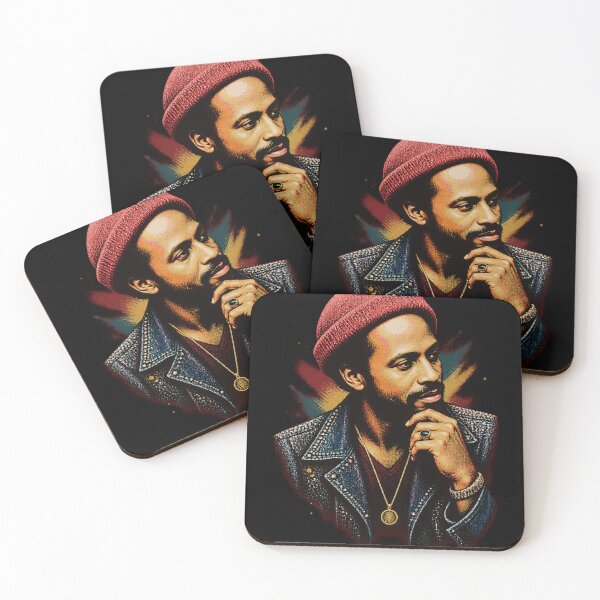 Item preview, Marvin Gaye Soul Legend Retro Portrait T-Shirt designed and sold by ValerieWendy.