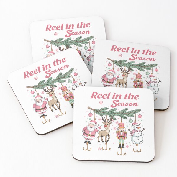 Item preview, Reel In The Season - Funny Christmas Fishing Pun designed and sold by Hased-fghrton.