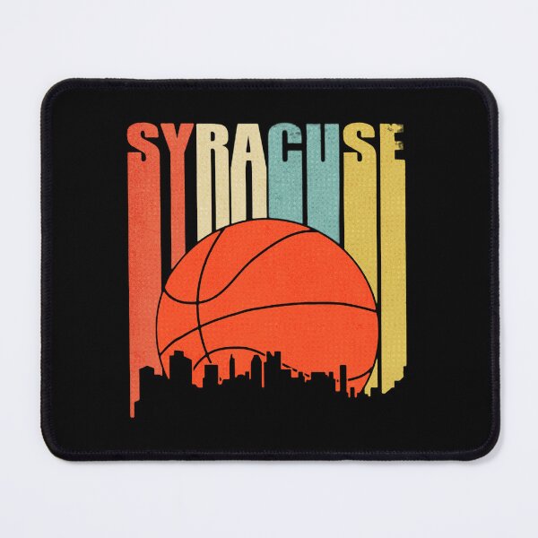 Item preview, Syracuse Basketball Retro Sunset City Skyline Art designed and sold by ginapaw.