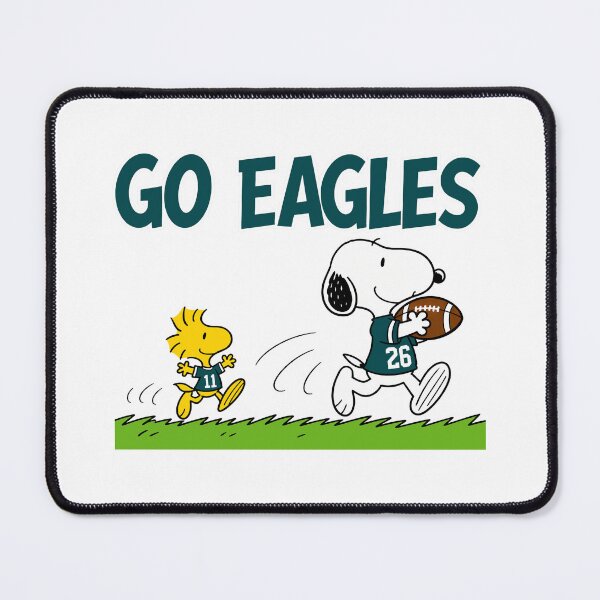 Item preview, Snoopy & Woodstock Philadelphia Eagles Football Retro F428 designed and sold by GLUVY-THEME.