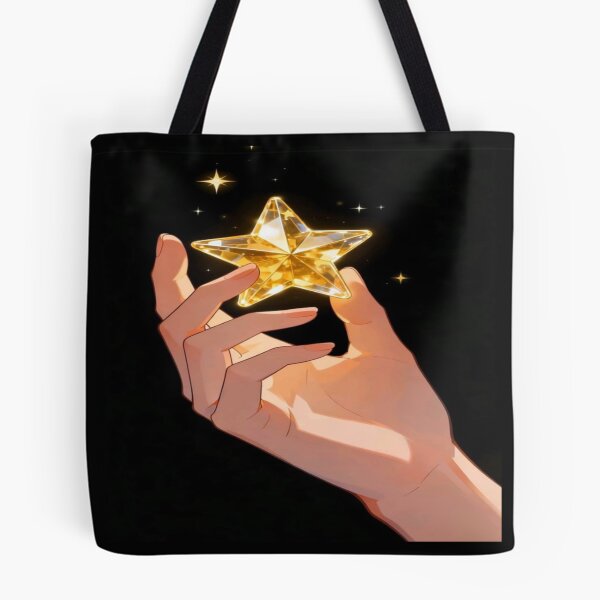 Item preview, Hand Holding Golden Crystal Star Artwork  designed and sold by NivyasArtistry.