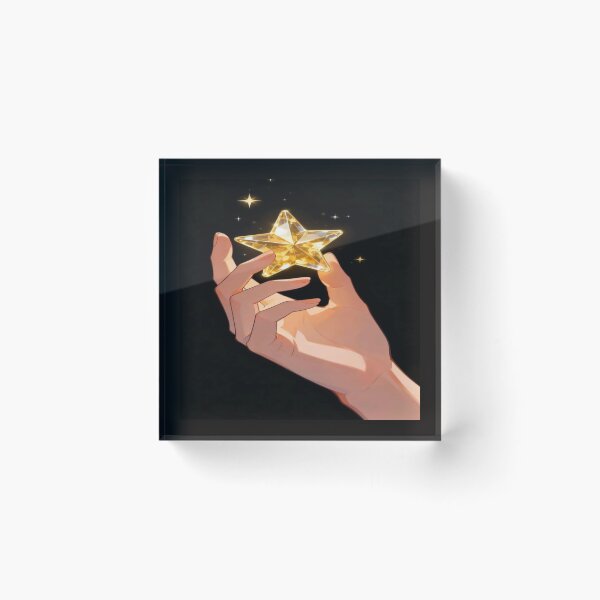 Item preview, Hand Holding Golden Crystal Star Artwork  designed and sold by NivyasArtistry.