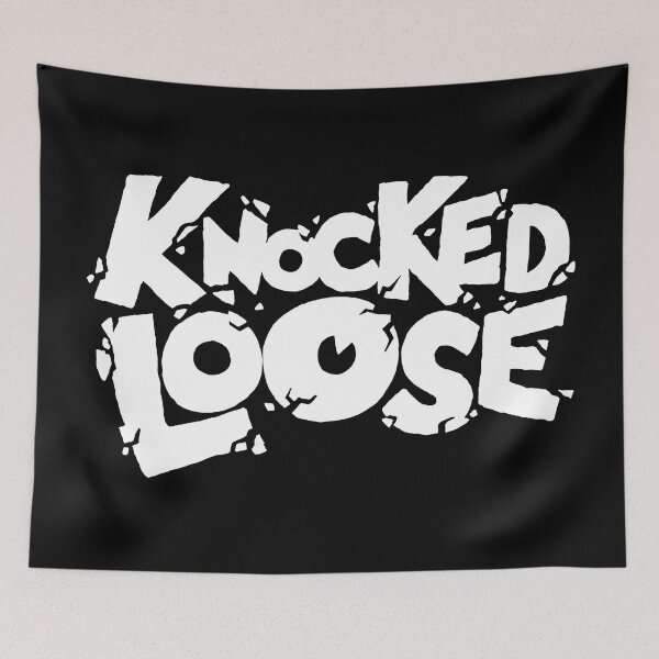 Item preview, Knocked Loose white logo type designed and sold by jasonmoana.