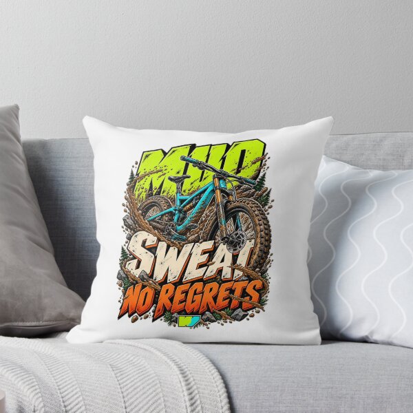 Item preview, Mud Sweat No Regrets Mountain Biking designed and sold by eWproject.