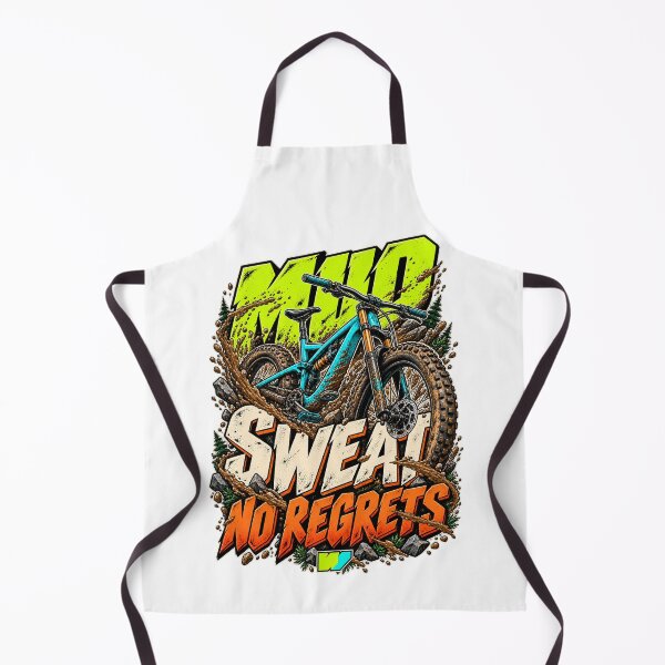Item preview, Mud Sweat No Regrets Mountain Biking designed and sold by eWproject.