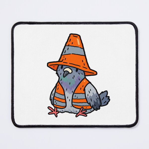 Item preview, Funny Pigeon Wearing Traffic Cone designed and sold by MonkiFlipp.