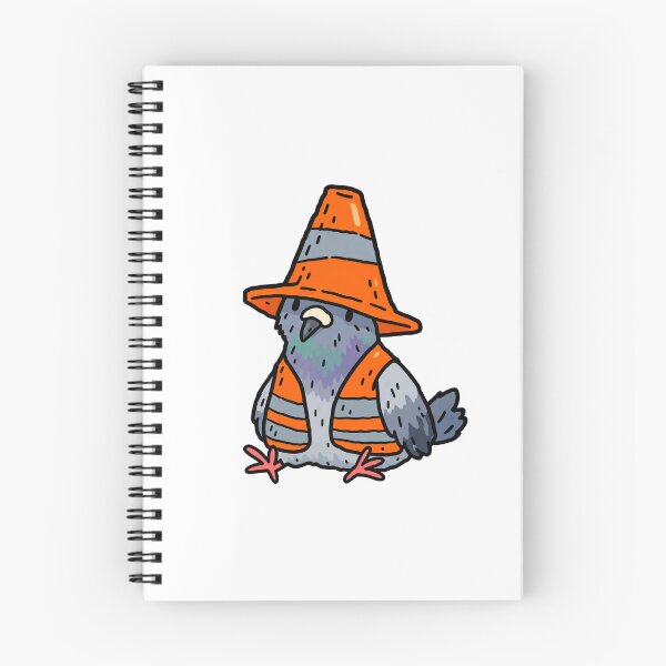 Item preview, Funny Pigeon Wearing Traffic Cone designed and sold by MonkiFlipp.