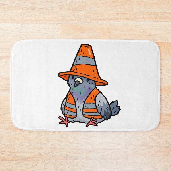Item preview, Funny Pigeon Wearing Traffic Cone designed and sold by MonkiFlipp.