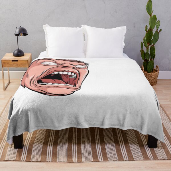 Item preview, Screaming Yelling Face Cartoon Exaggerated Meme designed and sold by NicolasGlowArt.