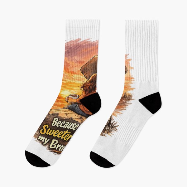 Item preview, Sweeter Than My Brew‑ther – Coffee & Elephant Sunset designed and sold by simplehcity.