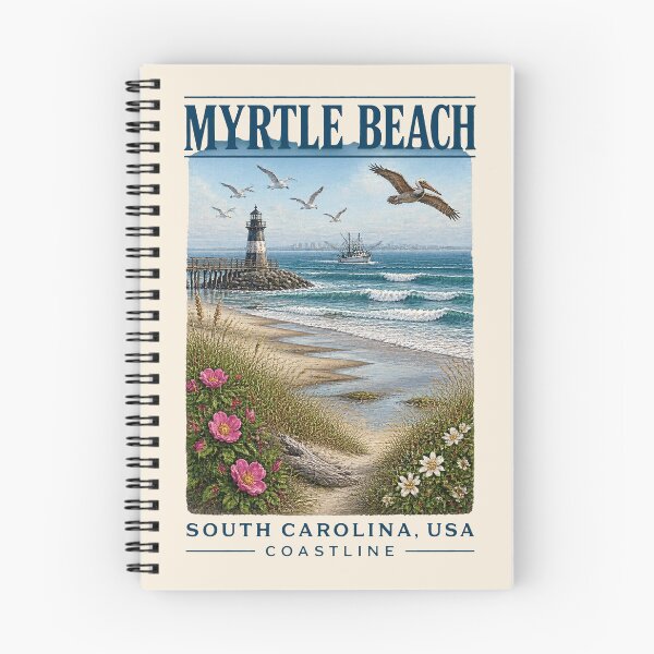 Item preview, Myrtle Beach, South Carolina, USA [Wildlife Conservation Illustration] designed and sold by elektronen.