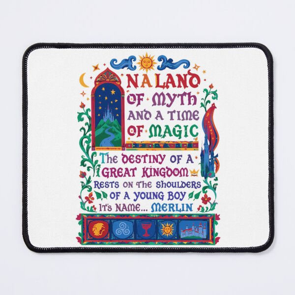 Item preview, Merlin In A Land Of Myth And A Time Of Magic Retro designed and sold by ThePeaceForge.