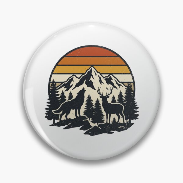 Item preview, Retro Wilderness Forest Adventure designed and sold by naragon4289.