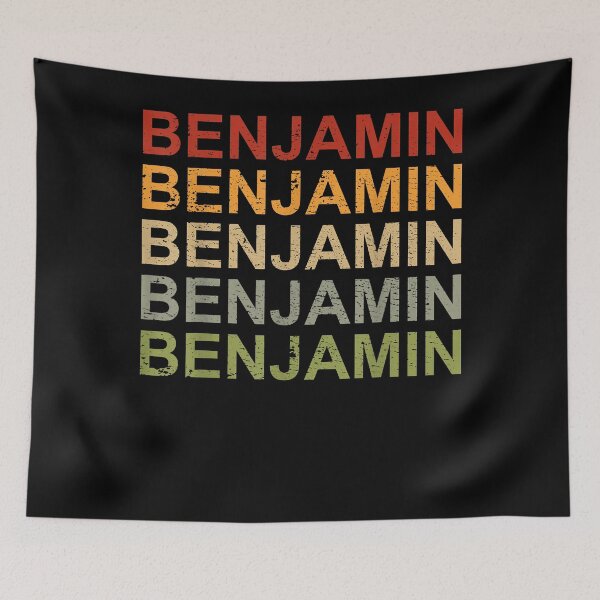 Aperçu de l'œuvre Benjamin rétro personnalisé, prénom Benjamin, Benjamin homme créée et vendue par IvanZimmerman.