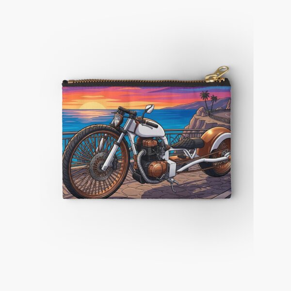 Item preview, Coustom Lowrider Motorcycle Sunset Coastal Drive designed and sold by BeataChojecka.