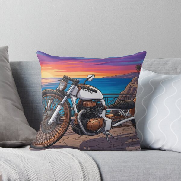 Item preview, Coustom Lowrider Motorcycle Sunset Coastal Drive designed and sold by BeataChojecka.